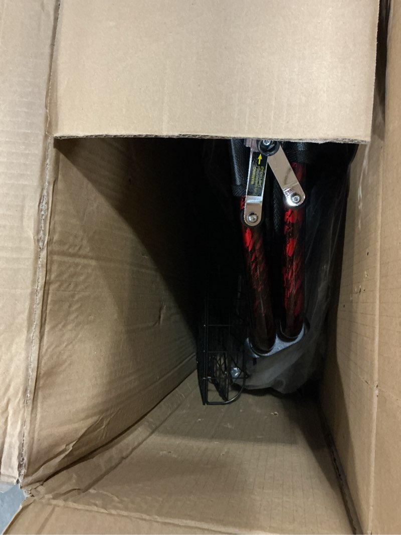 Condition photo showing As Is for 3 whl alum rollator,red,1/ea