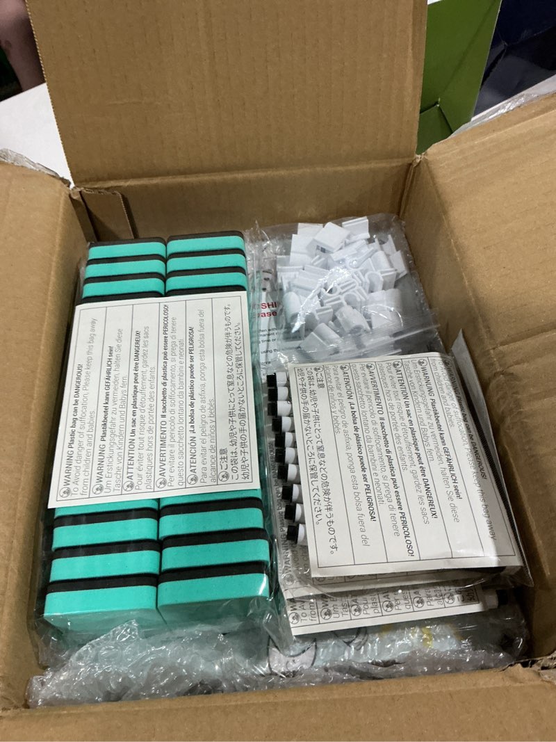 Condition photo showing Good Condition for 30 pack small white boards, 9"x12" double sided personal dry erase boards portable handheld whiteboards with lines for kids, students, teacher school, include 30 markers, 30 erasers