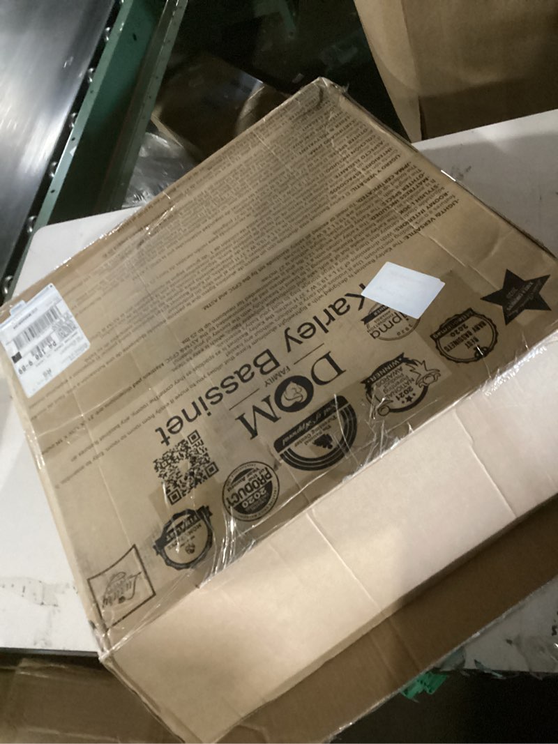 Condition photo showing New/Like New for dream on me karley bassinet in black, lightweight portable baby bassinet, quick fold and easy to carry, adjustable double canopy, indoor and outdoor bassinet with large storage basket.