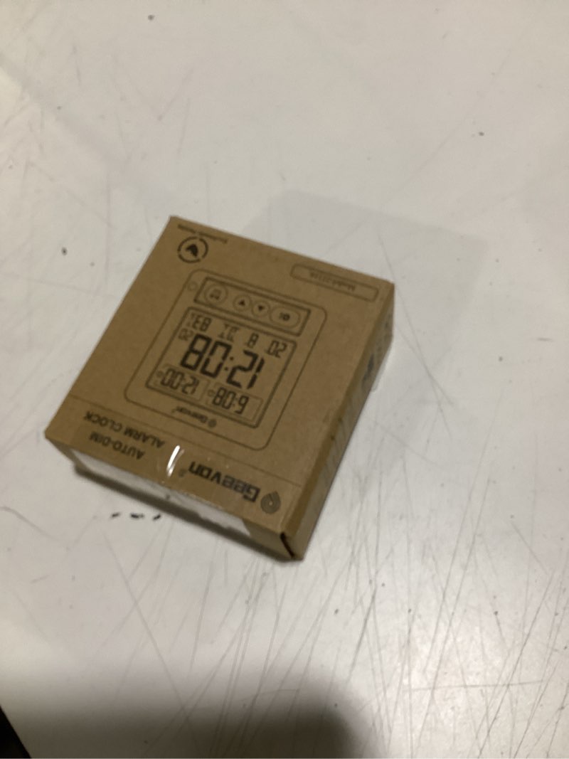 Condition photo showing Good Condition for Geevon Small Atomic Travel Alarm Clock with Auto/8s Backlight, 2 Alarm Settings, Temperature, Increa