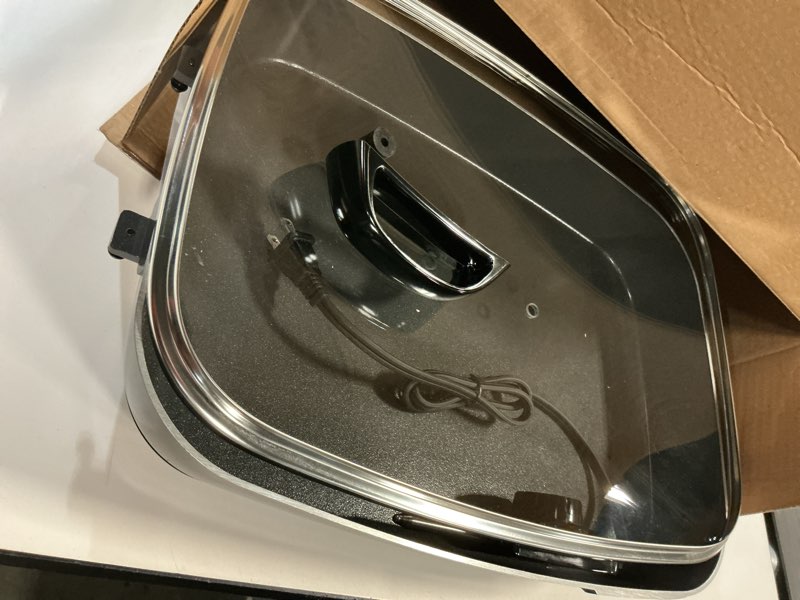 Condition photo showing Good Condition for Presto 06858 16-Inch Slimline Electric Skillet with Glass Cover - Nonstick, Adjustable Temperature, Black