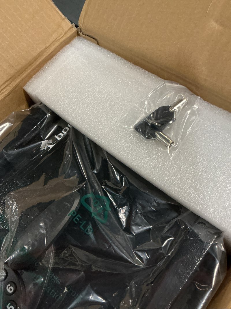 Condition photo showing New/Like New for Bonsaii Safe, 0.6 Cubic Safe Box with Electronic Keypad, Removable Shelf, for Valuables Jewelry and Documents in Home, Hotel, or Business, 9.84" x 13.78" x 9.84" Inches, SF002 0.60 cu.ft. (Standard)