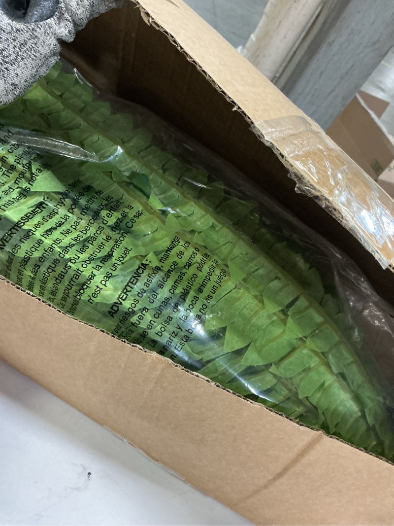 Condition photo showing Good Condition for single silky artificial boston fern bush, 49inch large artificial ferns for outdoors, large faux ferns artificial plants,suitable for decorating office, living room faux greenery,95branches