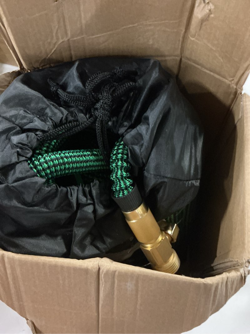 100 FT Expandable Garden Hose, 2026 New Flexible Water Hose 100FT with Leakproof Solid Brass Fitting