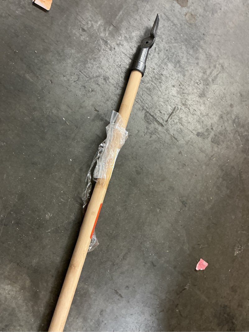 Condition photo showing As Is for 45.6 in stand up weed puller tool weeder