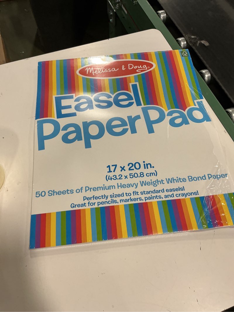 Condition photo showing New/Like New for Melissa & Doug Easel Pad (17 x 20 inches) - 50 Sheets, 2-Pack