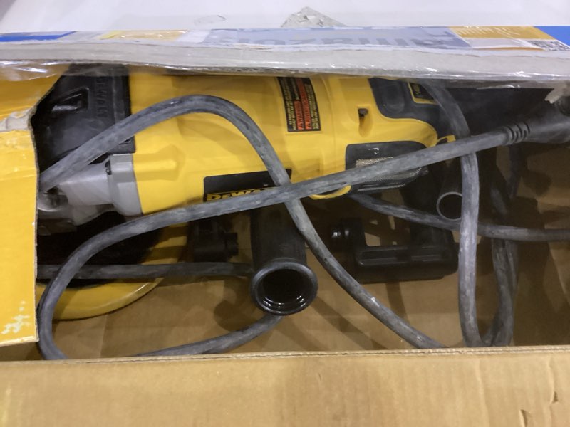 Condition photo showing As Is for DEWALT Buffer Polisher, 7-in-9-in, 12 amp, Variable Speed Dial 0-3,500 RPM’s, Soft Start Corded Car Buffer (DWP849X)
