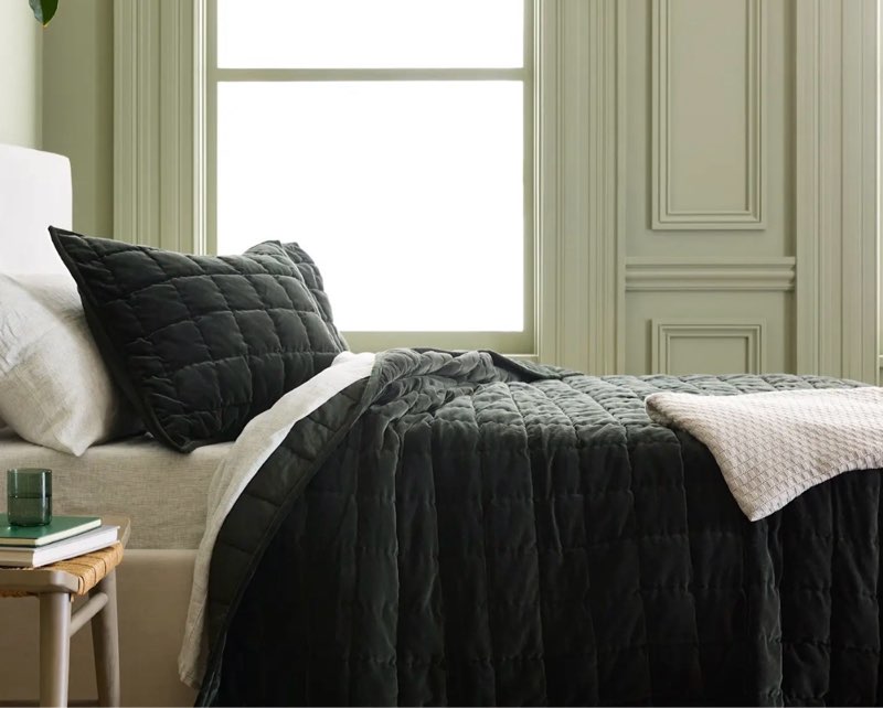 cotton velvet quilt full/queen 