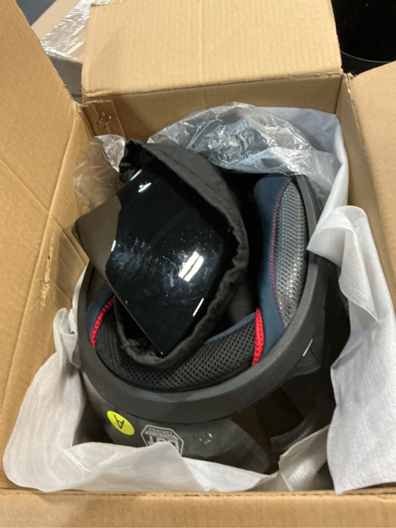 Condition photo showing Good Condition for Adult Personalized Cat Ear Motorcycle Helmet,Men and Women Cool Cat Locomotive Motorcycle Full Face 