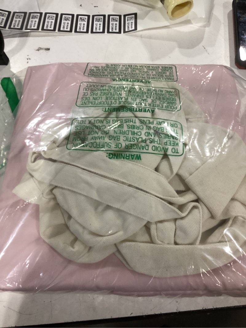 Condition photo showing Good Condition for bare home 100% organic cotton sateen duvet cover set - extra long size - 400 thread count - smooth sateen weave - warm & luxurious - duvet cover (twin/twin xl, dusty pink) 10 - dusty pink (no comforter) twin/twin xl