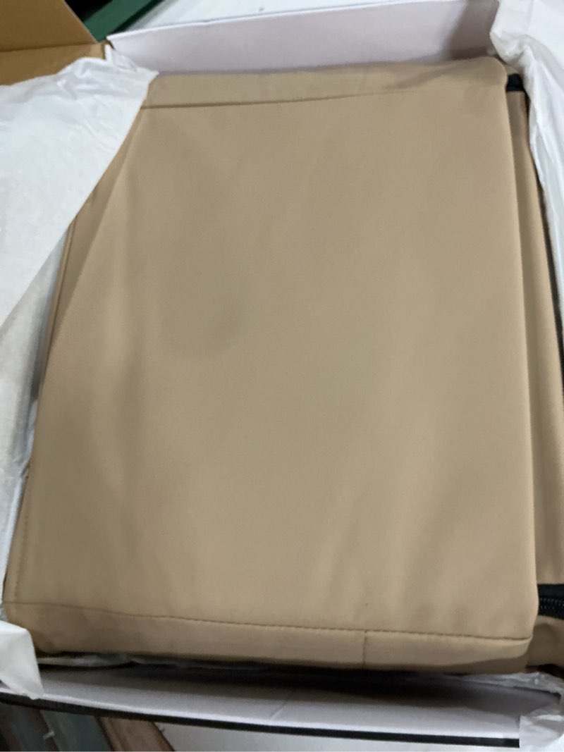 Condition photo showing New/Like New for hchengkikz car seat covers, quilting leather seat covers full set, waterproof faux leather automotive seat covers for cars, universal car seat protectors fit for cars, suvs, trucks, airbag compatible n4 beige full set