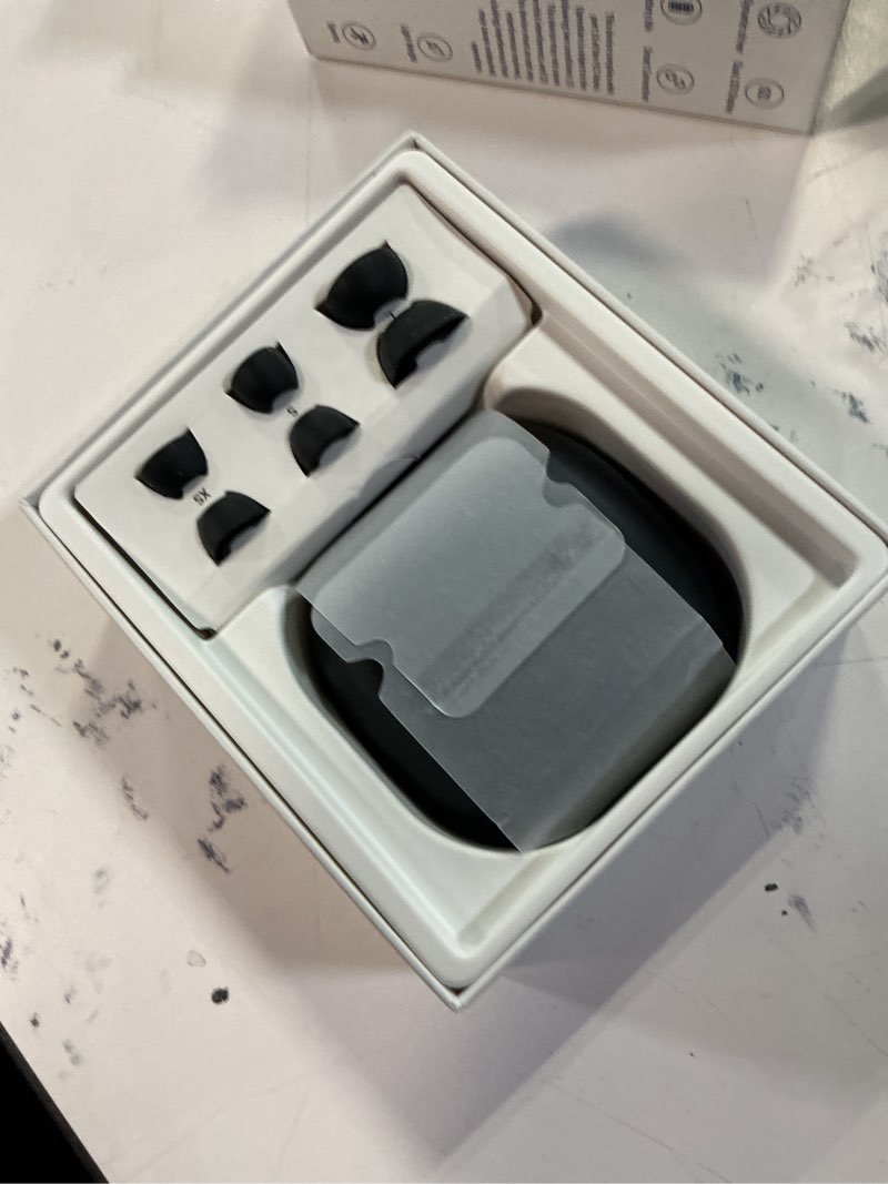Condition photo showing New/Like New for hybrid active noise canceling wireless earbuds, 6 mics enc clear call ear buds, hi-res audio deep bass bluetooth 5.4 headphones, 48h playtime, ip7, 8 eq modes, multipoint connection black
