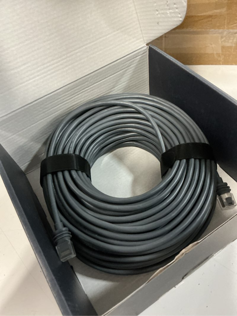 Condition photo showing Good Condition for spidercamp 100ft starlink cable for gen 3 actuated/standard v3 & rev 4, waterproof 24awg high-speed extension cable, outdoor replacement ethernet cable for starlink satellite internet kit