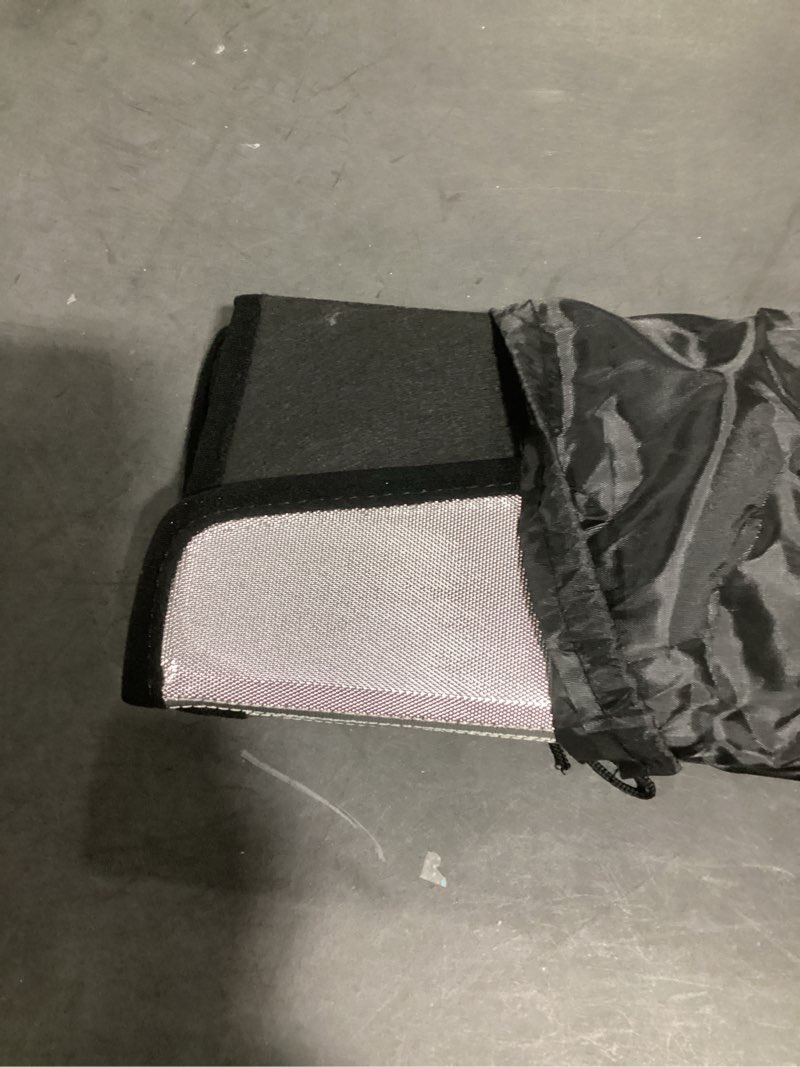 Condition photo showing Good Condition for windshield sun shade custom fit for hyundai tucson 2022-2025 2026, accordion folding thick window sunshade block heat 99% uv rays sun visor keep cooler car accessories for hyundai tucson 2022-2026