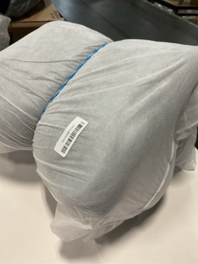 Condition photo showing New/Like New for laprby ergonomic 27° memory foam wedge pillow for back and shoulder support, reduces arm pressure, comfortable support cushion for lounging, reading, watching tv, and relaxation (black) (grey)