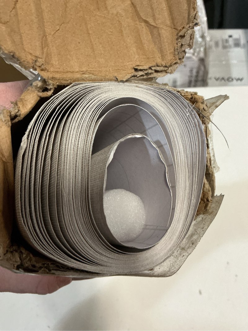 Condition photo showing Good Condition for TANONE Contact Paper Peel and Stick 23.6" W X276 L, Grasscloth Wallpaper Self Adhesive Removable Wallpaper, Fabric Linen Thickened Wall Paper Decorative for Wall Cabinets Drawers Kitchen Cream 23.6" x 276"