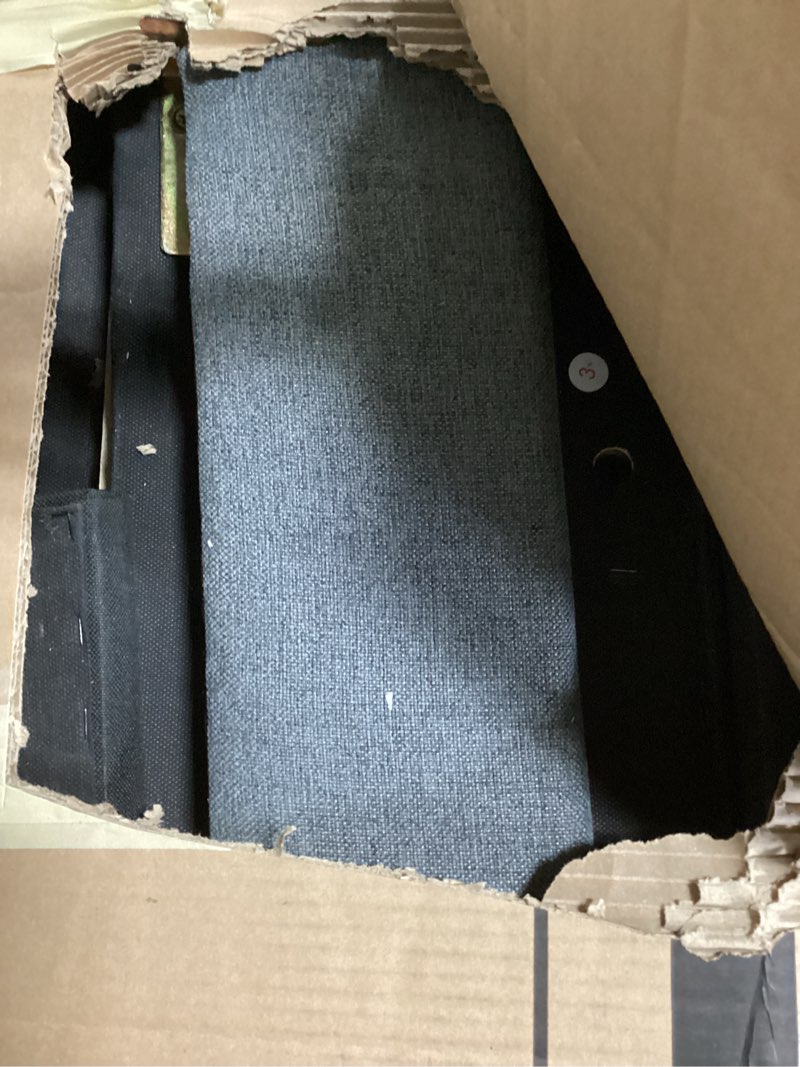 Condition photo showing As Is for Furnulem Queen Size Bed Frame with Headboard and LED Lights, Upholstered Bedframe with Charging Station and USB Port, Platform Metal Bed Frames, No Box Spring Needed, Noise Free