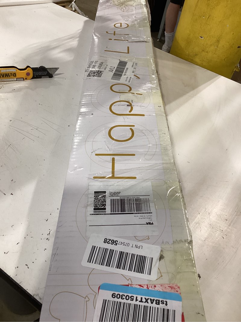 Condition photo showing As Is for wokceer wedding arch backdrop stand square 7.2 x 6 ft wedding arches for ceremony metal balloon arch
