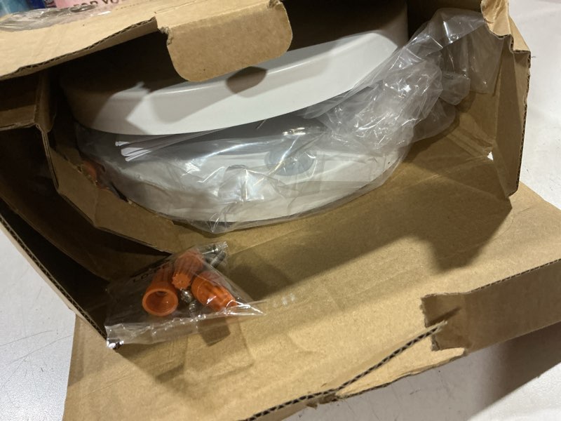 Condition photo showing Good Condition for motion sensor led ceiling light, 15w(100w equivalent) & 1200lm, 3 colors in 1(3000k/4000k/5000k), 7.5inch flush mount lighting fixture for doorway, stairway, corridor, pack of 2, non-dimmable, white