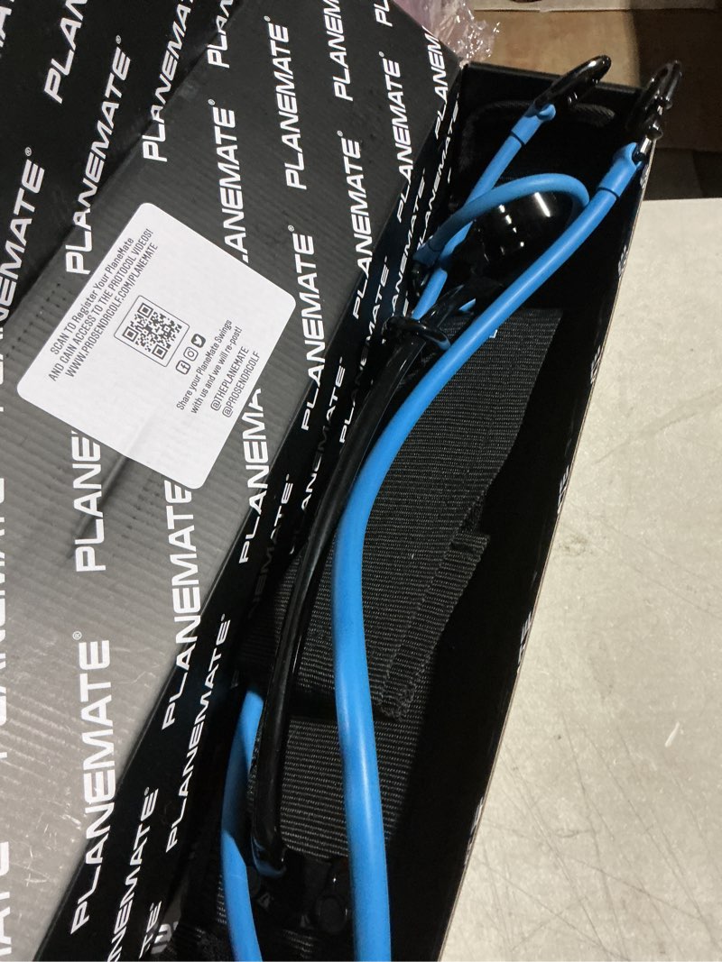 Condition photo showing As Is for The PlaneMate by ProSENDR™ | Golf Swing Training Aid | Belt Plus 3 Interchangeable Resistance Bands and Shaft Clamp | Shallow Your Swing