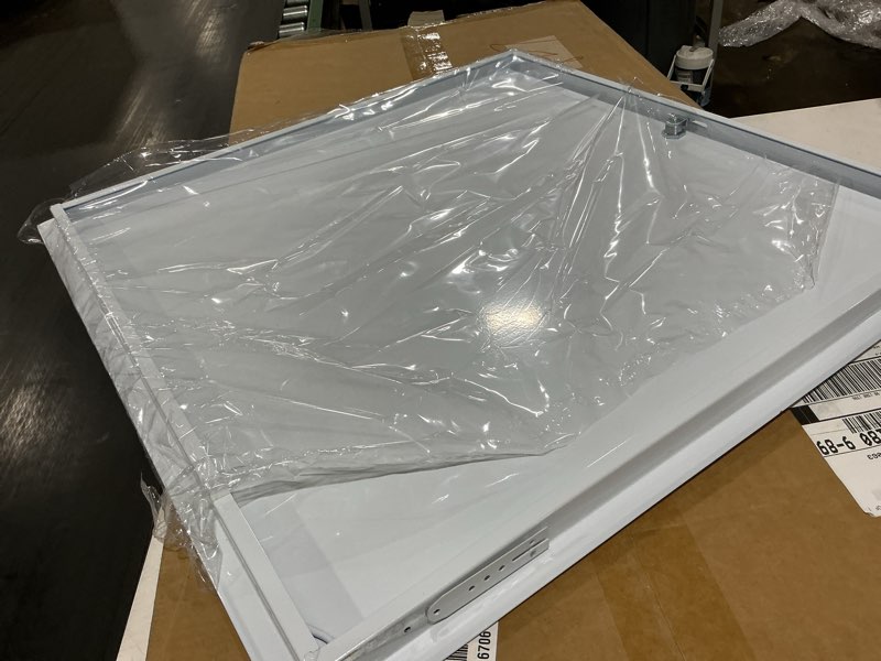 Condition photo showing New/Like New for access door 24" x 24" steel access panel removable door for wall/ceiling application (lock and key) with frame - [outer dimensions: 25" width x 25" height] 24 x 24