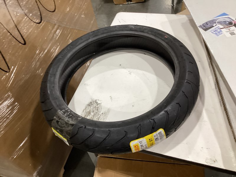 Condition photo showing Good Condition for pirelli angel st 120/70zr17 (58w) front motorcycle tire
