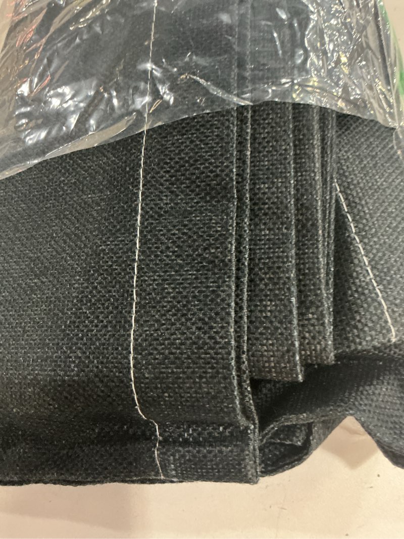 Condition photo showing New/Like New for solid color black chair back covers for dining chairs 4 pack, washable chair slipcover back chair protector for wedding party modern minimalism art 4pcs black