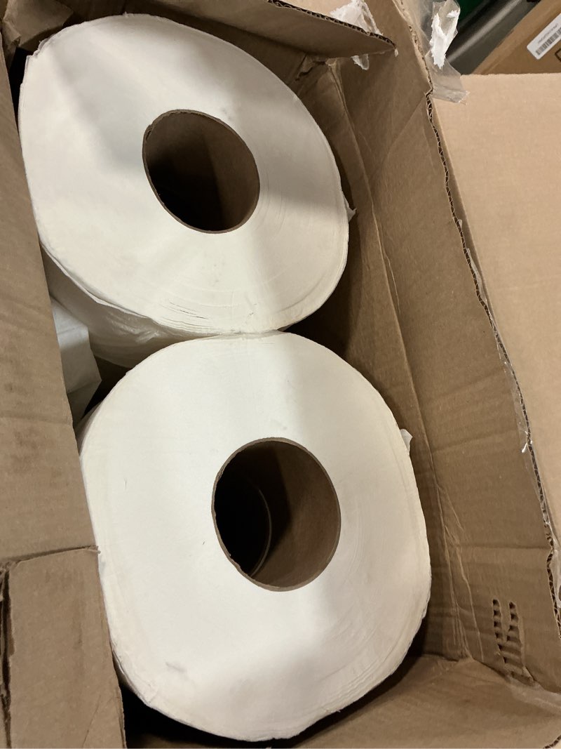 Condition photo showing Good Condition for genuine joe - gjo2506008 jumbo dispenser roll bath tissue (pack of 8) 3.5" x 1000' (pack of 8)