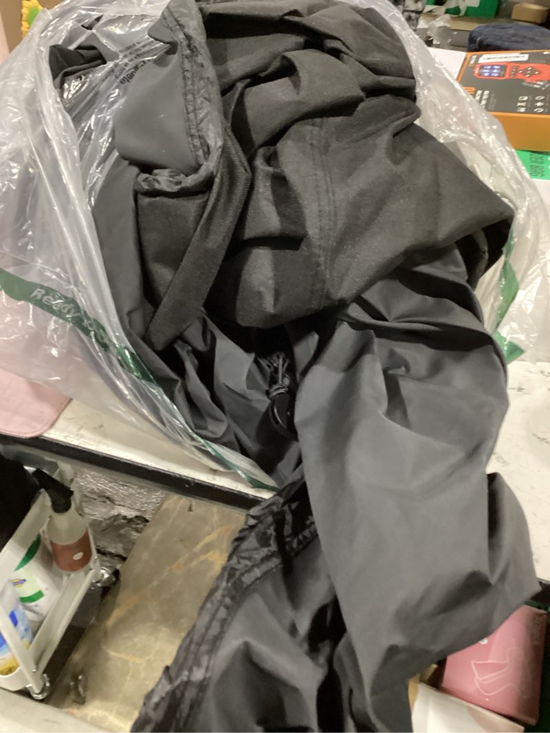 Condition photo showing Good Condition for ultcover patio curved sofa cover waterproof for 4-6 seater outdoor sectional furniture couch 158"(back arc length) / 104"(front arc length) x 32"(deep), black 158"(back)/104"(front)x32"(d) black (curved)