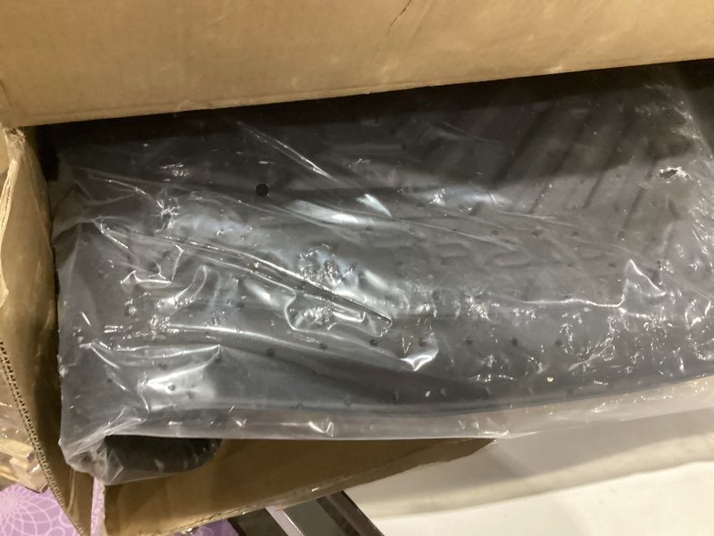 Condition photo showing Good Condition for lasfit floor mats & backrest mats & cargo mat for hyundai palisade 7/8 seats 2026 (only fit gas), all weather tpe custom fit floor liners for palisade full set car mats accessoires, black 2)for hyundai palisade | 2026