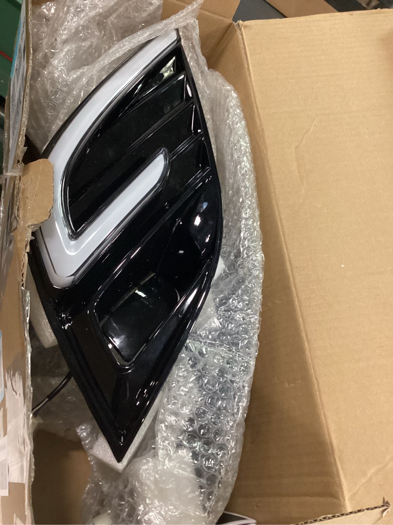 Condition photo showing Good Condition for LED Fog Light with 3-Colors Day Running Light Compatible with 2018 2019 2020 Toyota Camry SE/XSE/TRD,Amber Turn Signal light, Blue light for Night,Front Bumper Fog Lamp Replacement Kit