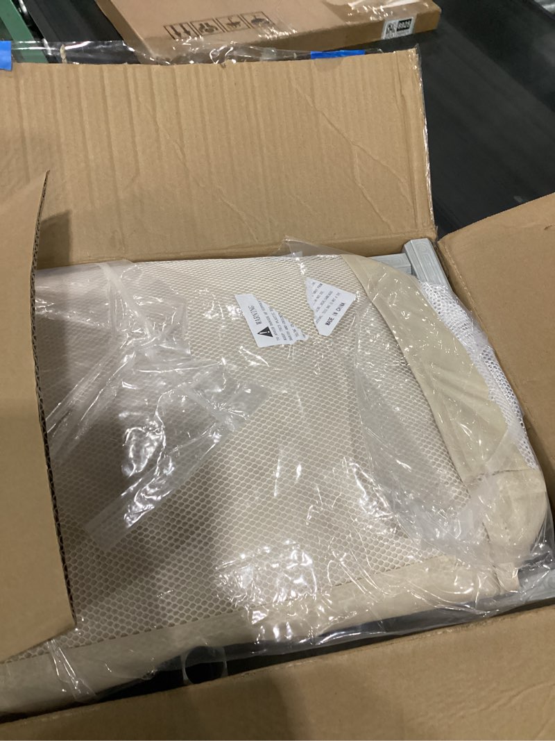 Condition photo showing Good Condition for uanlauo beige small baby playpen - 47x47in playpen for babies and toddlers, safe indoor play pen, baby pen with storage bag and breathable mesh 47x47 inch beige