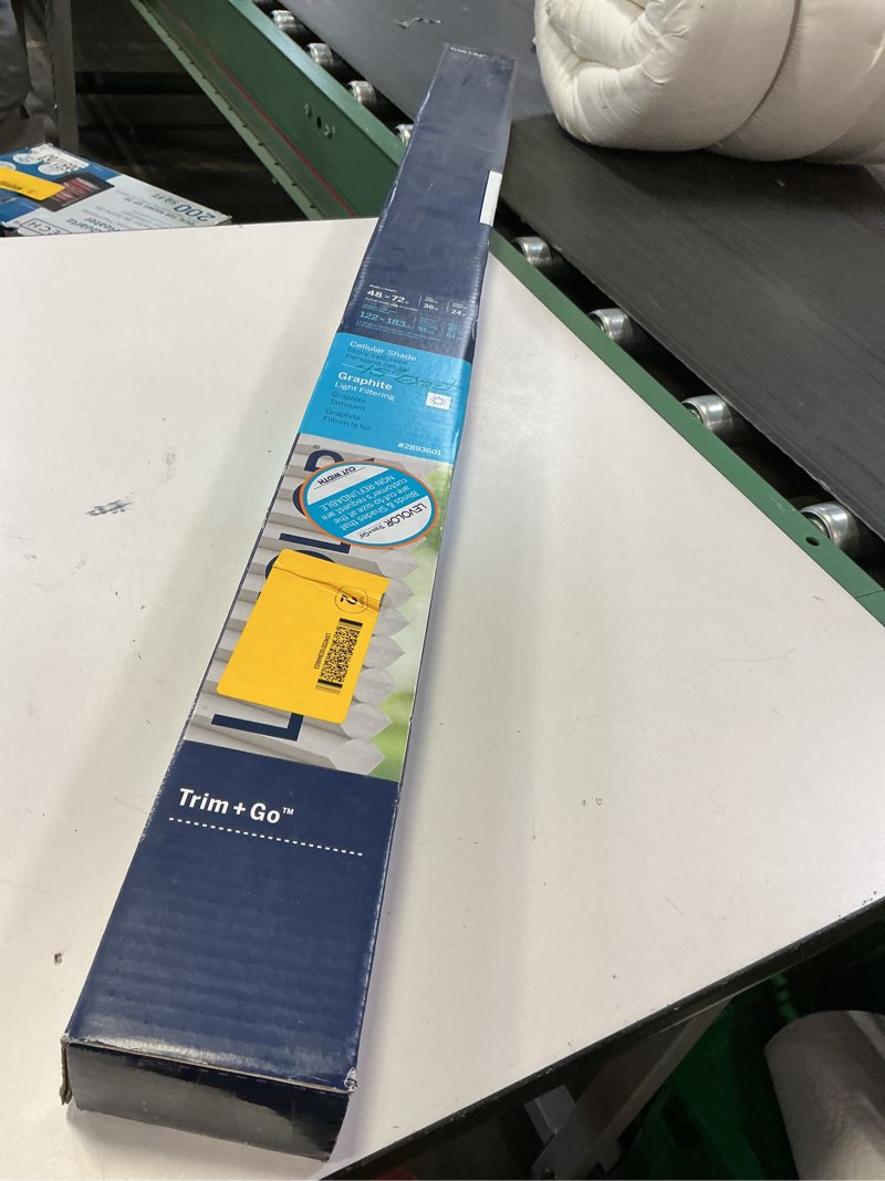 Condition photo showing Good Condition for BlindsAvenue Cellular Honeycomb Cordless Polyester Shade, 9/16" Single Cell, Light Filtering, White, Size: 23" W x 48" H White 23"W x 48"H