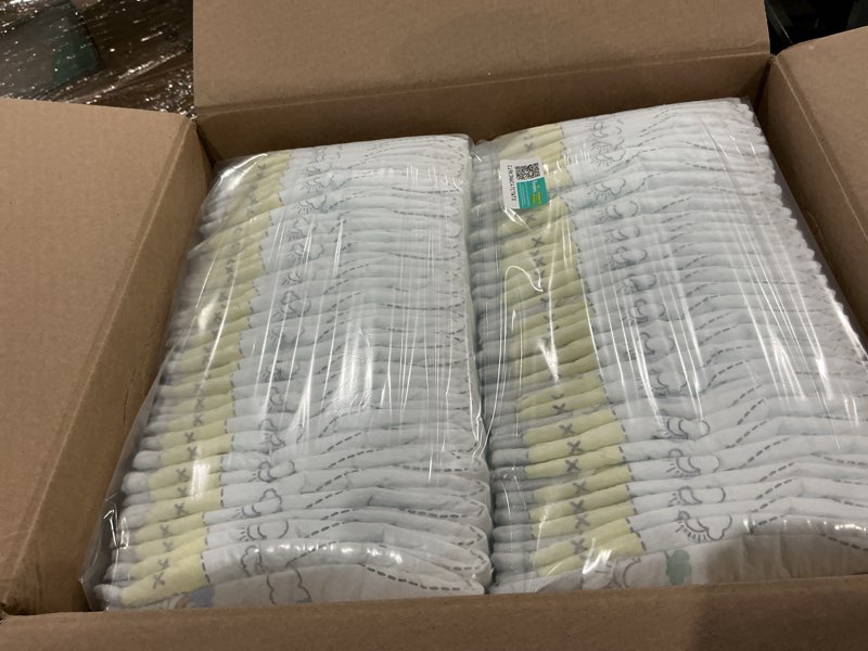 Condition photo showing Good Condition for pampers swaddlers diapers, size 1 (8-14 lbs), 198 count, absorbent, keeps baby dry and comfortable, skin safe disposable baby diaper (packaging may vary)