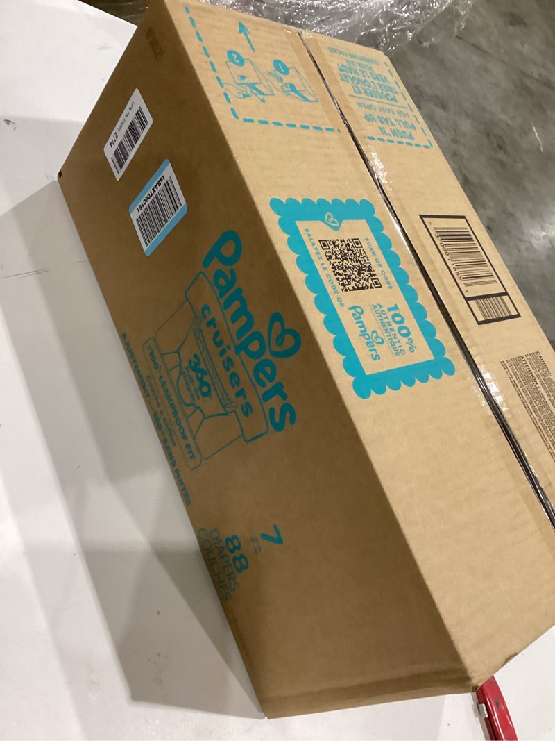 Condition photo showing New/Like New for pampers diapers - cruisers 360 - size 7, 88 count, babyproof up to 100% leakproof pull-on diaper size 7 88