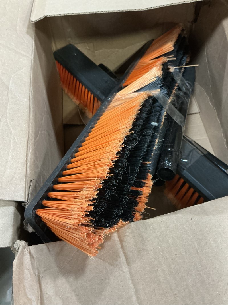 Condition photo showing As Is for alpine industries 18-inches poly fiber multi-surface all-purpose push broom 2 -pack