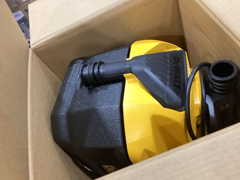 Condition photo showing As Is for dewalt 20v max shop vacuum wet and dry, shop vac 2 gallon, cordless and corded wet dry vacuum cleaner, wide nozzle, hepa filter, tool only (dcv581h) wet/dry vac only(missing pieces)