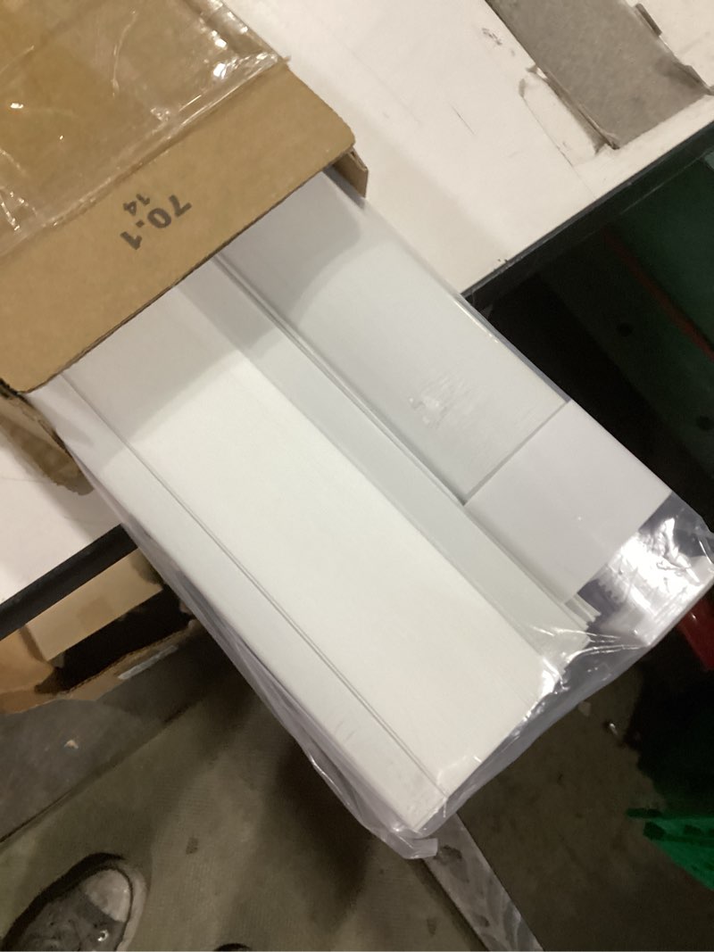 Condition photo showing New/Like New for LazBlinds No Tools No Drill Cordless Cellular Shades, Top Down Bottom Up (TDBU) Honeycomb Shades for Home, Light Filtering Thermal Insulation Blinds for Windows, 28" W x 64" H, White Light Filtering - White 28" W x 64" H