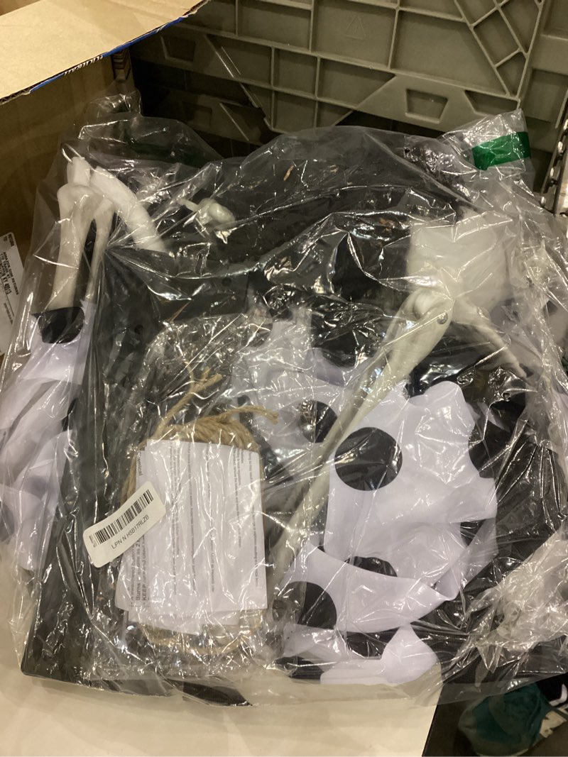 JOYIN 2 Pcs Halloween Hanging Swinging Ghosts Decorations Outdoor, Halloween Scary Decor with Lighte