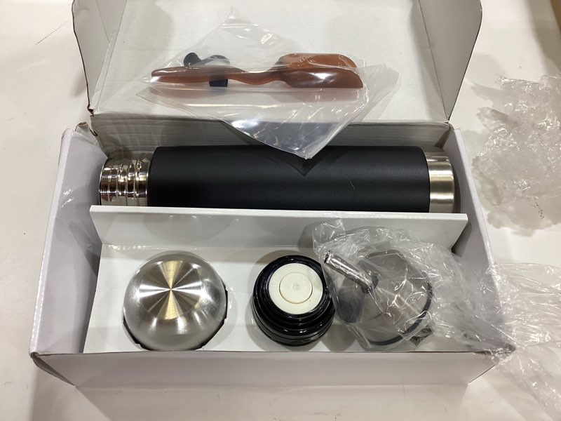 Condition photo showing Good Condition for bonmatei new premium automate – self-serving stainless steel mate bottle 16.9 fl oz | 2-in-1 thermal mate cup with built-in bombilla | keeps drinks hot or cold | ready to use (black w/a)