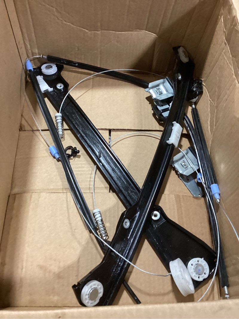 Condition photo showing As Is for a-premium power window regulator without motor compatible with volkswagen beetle 1998-2010 hatchback front left driver side front driver side