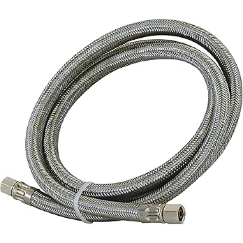 eastman 20-ft 1/4-in compression inlet x 1/4-in compression outlet stainless steel ice maker connector