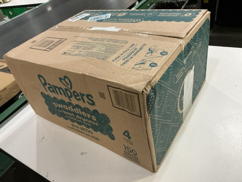 Condition photo showing New/Like New for pampers swaddlers diapers size 4  150 count (select for more options)