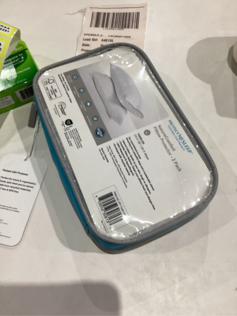 Condition photo showing New/Like New for ProtectMySleep® Cotton Terry Pillow Protectors - 2-Pack, Eco-Friendly, Waterproof & Hypoallergenic Zippered Covers (Standard / Queen)