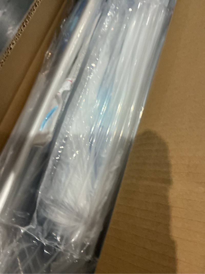 Condition photo showing As Is for cordless pool vacuum for inground & above ground pools: 23.8 gpm powerful stable suction, telescopic pole up to 90.6", 60-min runtime, extra-large filter & rechargeable pool cleaner for spas/hot tubs