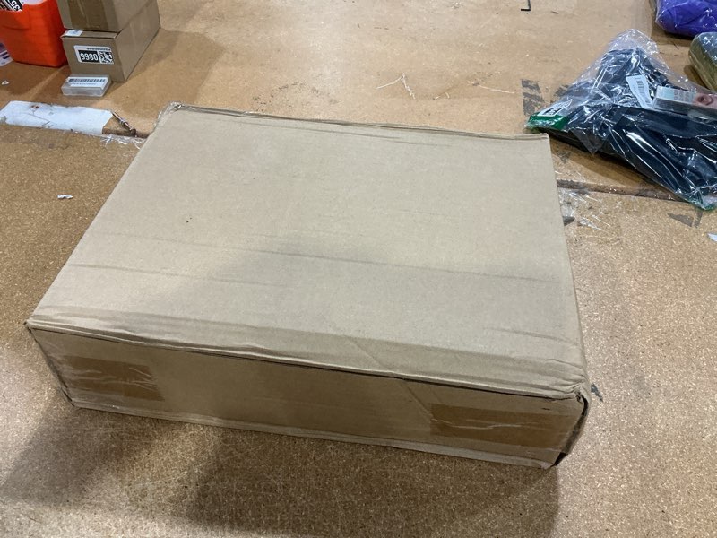Condition photo showing New/Like New for decorative box with lid, wicker storage basket, water hyacinth woven decorative box for shelf, coffee table, console table, home decor (large)