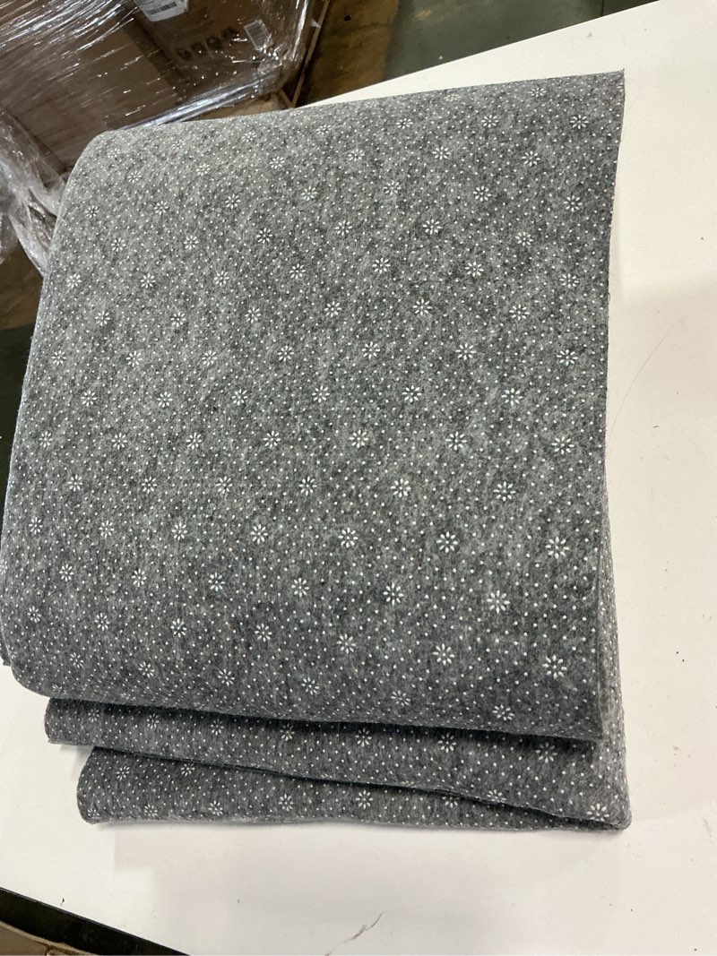 Condition photo showing As Is for allen + roth 5 x 8 (ft) Rectangular Polyester Non-Slip Rug Pad