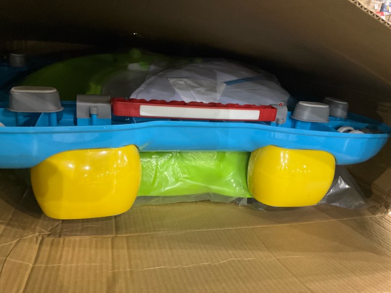 Condition photo showing Good Condition for Delta Children Lil Play Station 4-in-1 Activity Walker - Rocker, Activity Center, Bouncer, Walker - Adjustable Seat Height - Fun Toys for Baby, Blue Blue Activity Walker