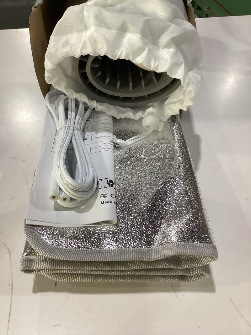 Condition photo showing As Is for fyy warming mat for food with heat resistant pad, prevent countertop cracks, keep meal warm, rapid and full surface heating, 6 temp settings, 6h timer, upgraded rollable portable food warmer mat grey xl size: 24"x15" with heat-resistant mat gray