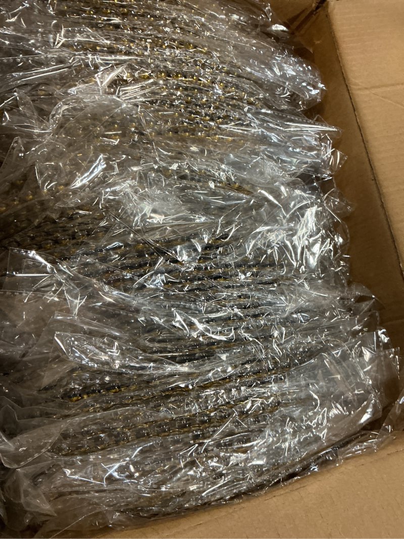 Condition photo showing New/Like New for EI 13 Inch Gold Charger Plate,50pcs Clear Charger Plates with Gold Rim,Disposable Chargers Plate,Plastic Chargers Plates for Dinne Family Party and Wedding 50pcs Gold Beads